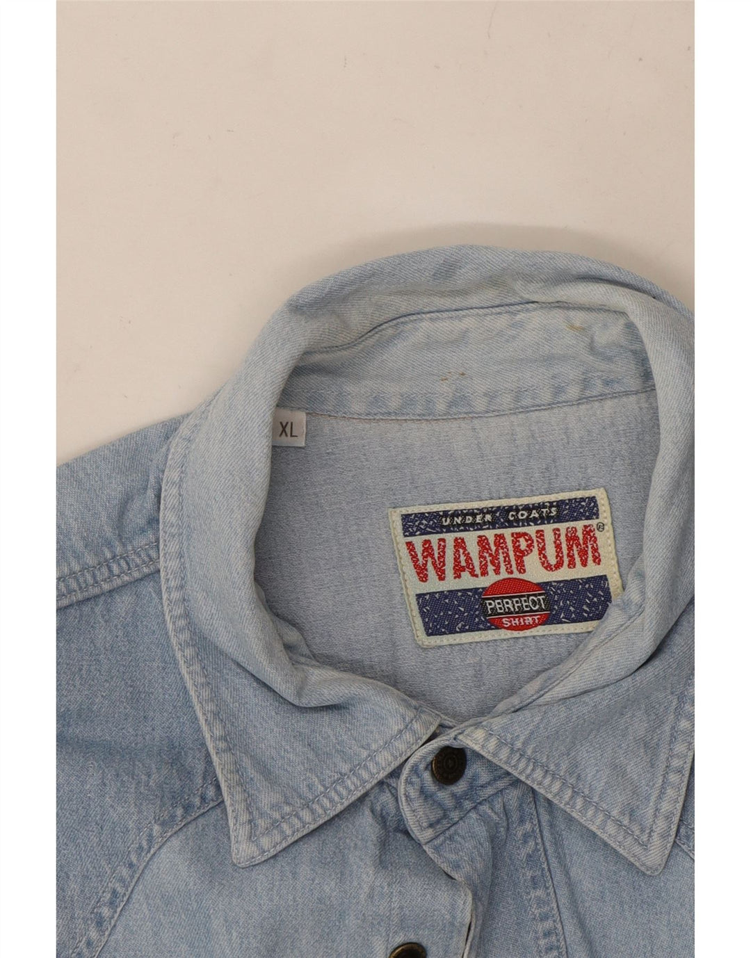 WAMPUM Herren Jeanshemd XL Blau