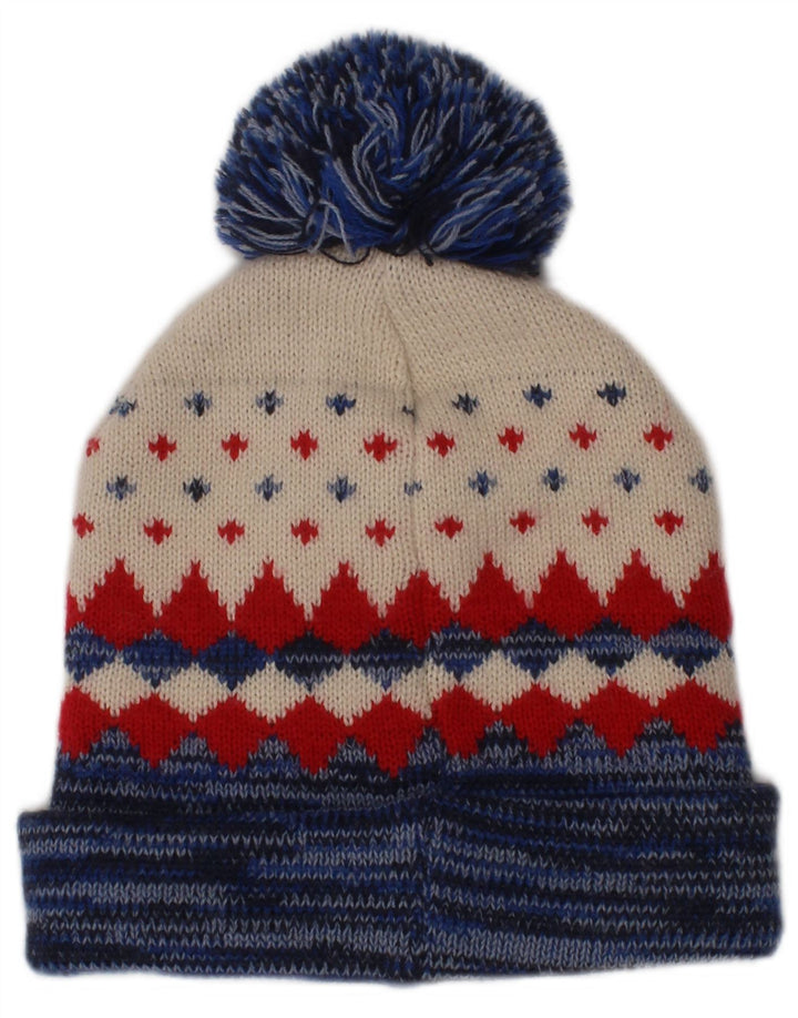 Franklin Marshall Herren-Bommelmütze, Einheitsgröße, mehrfarbig, Fair-Isle-Winter