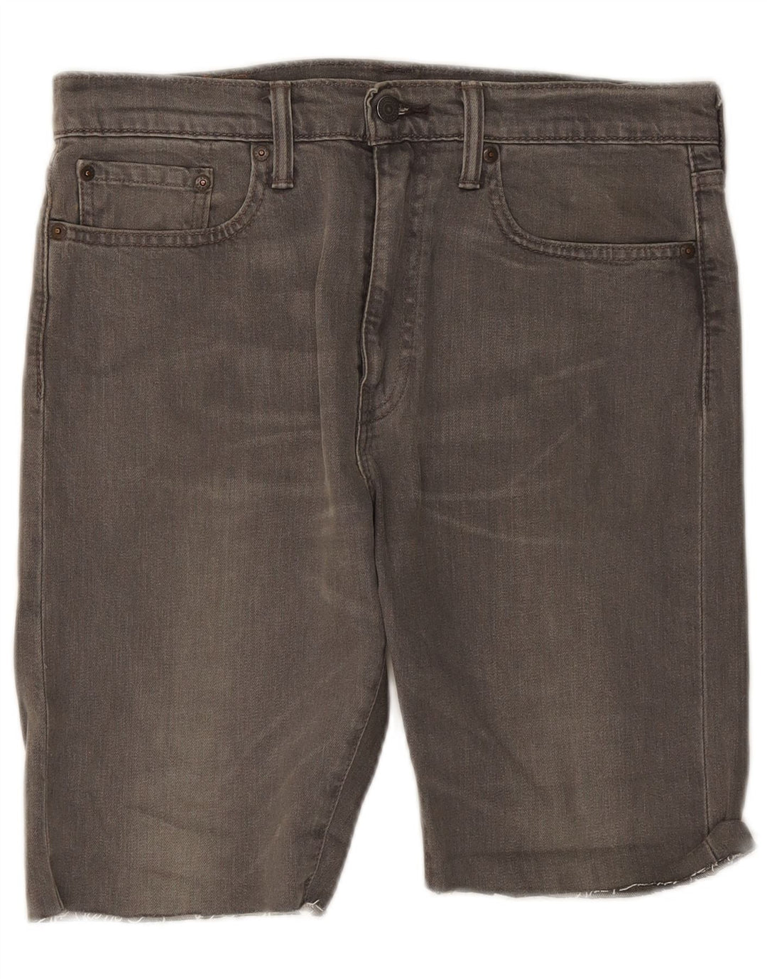 Levi's Herren 522 Denim Shorts W32 mittelgraue Baumwolle