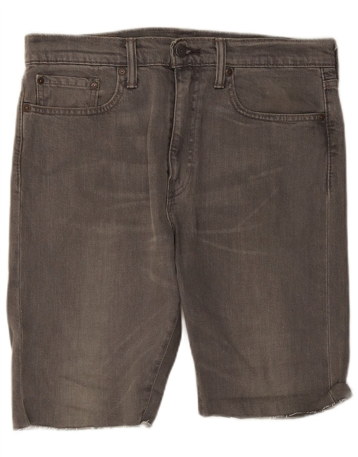 Levi's Herren 522 Denim Shorts W32 mittelgraue Baumwolle