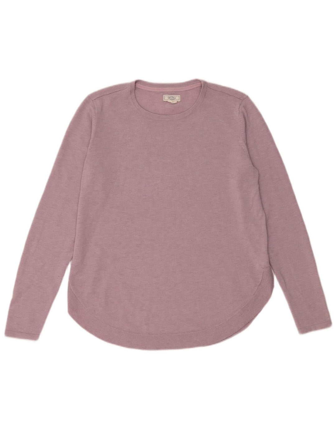 Fat Face Damen-Pullover, übergroß, Rundhalsausschnitt, Gr. 10, Größe S, Lila