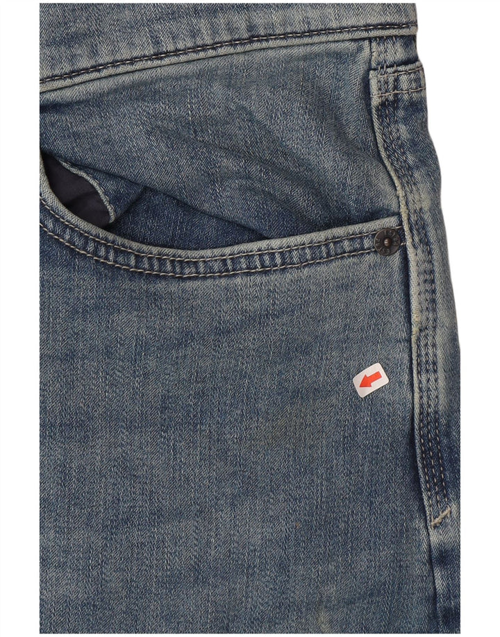 Marks & Spencer Herren Slim Jeans W40 L29 Blaue Baumwolle