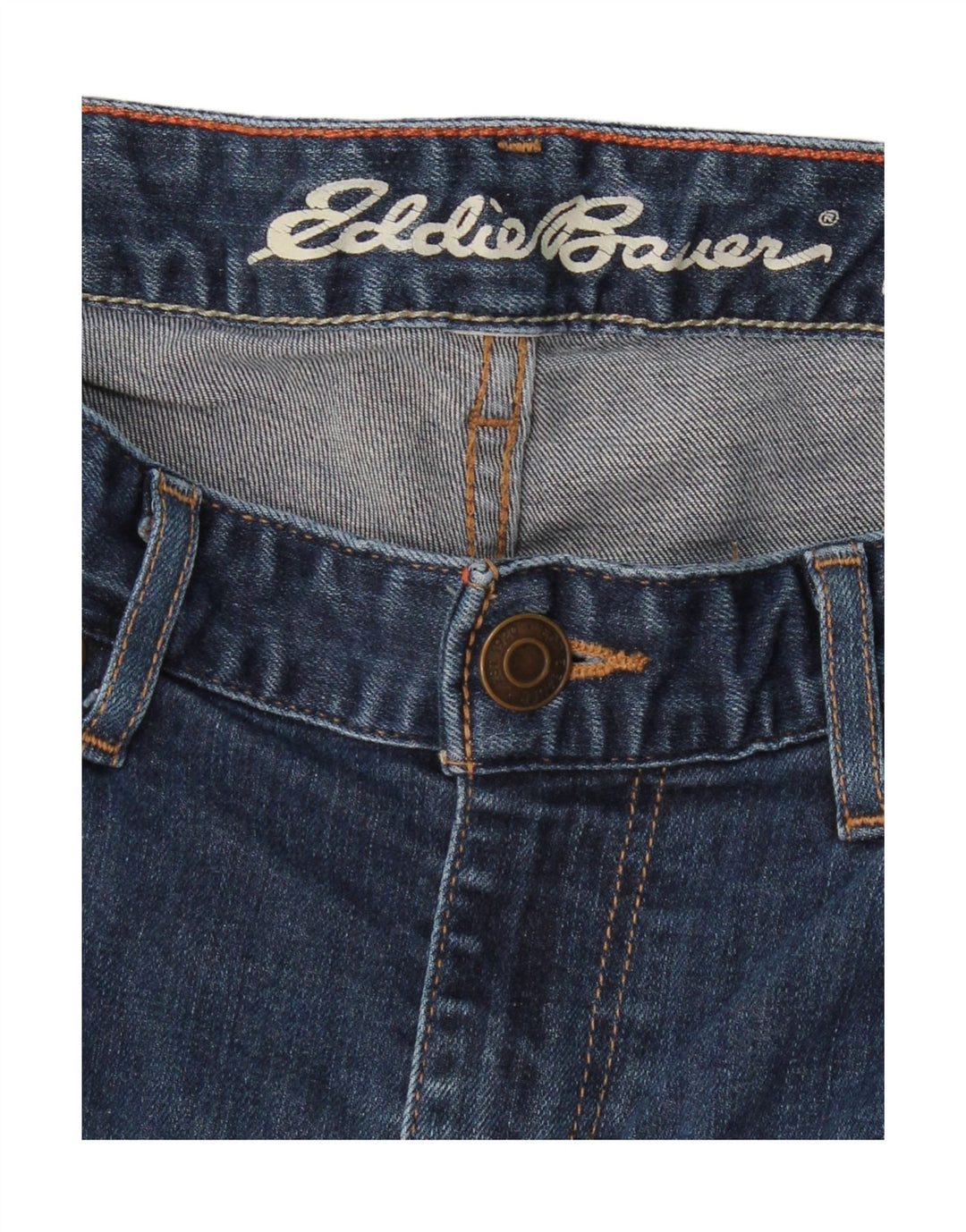 EDDIE BAUER Womens Curvy Straight Jeans W30 L35 Blue Vintage Eddie Bauer and Second-Hand Eddie Bauer from Messina Hembry 