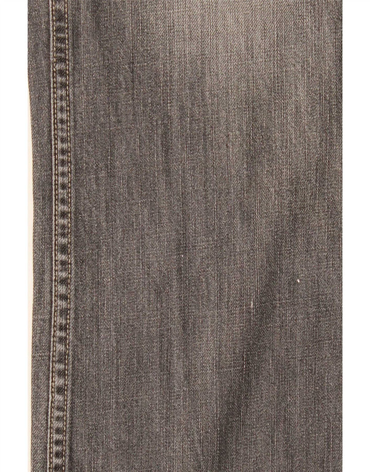 Levi's Damen 514 Straight Jeans W32 L32 Graue Baumwolle