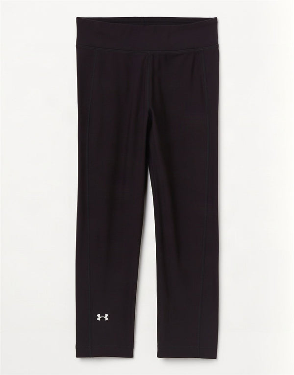 Under Armour Damen Heat Gear Capri Leggings UK 12 Medium Schwarz