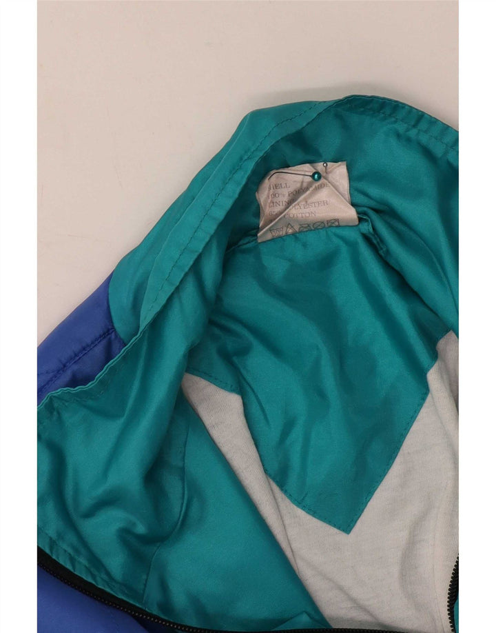 Vintage Herren-Trainingsanzug-Top-Jacke, UK 42/44, groß, mehrfarbig, Farbblock