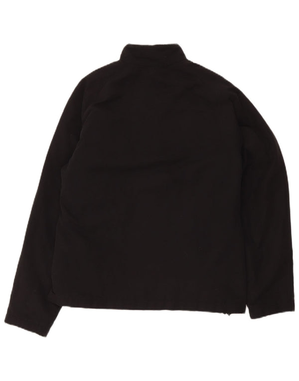 Fila Damen Windjacke UK 14 Medium Schwarz Polyester
