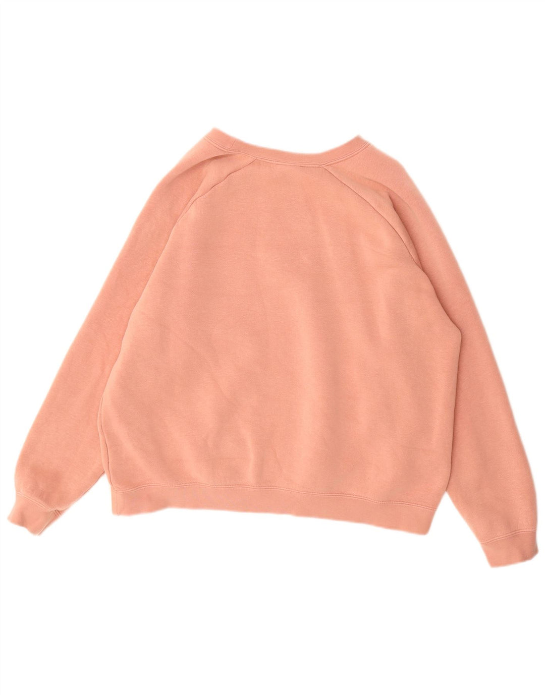 NIKE Damen Sweatshirt Pullover UK 16 Large Rosa Baumwolle