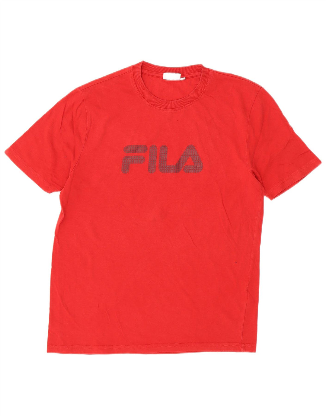 Fila Herren-T-Shirt mit Grafik, Größe S, rote Baumwolle