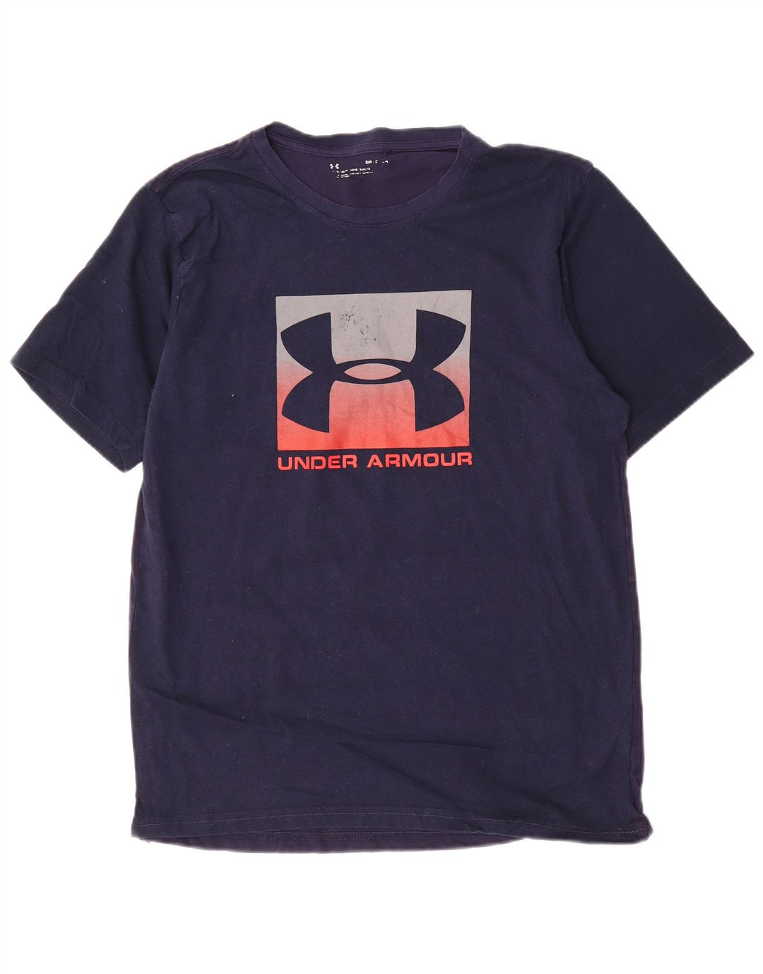 Under Armour Herren-T-Shirt mit Grafik, Größe S, Marineblau, Baumwolle