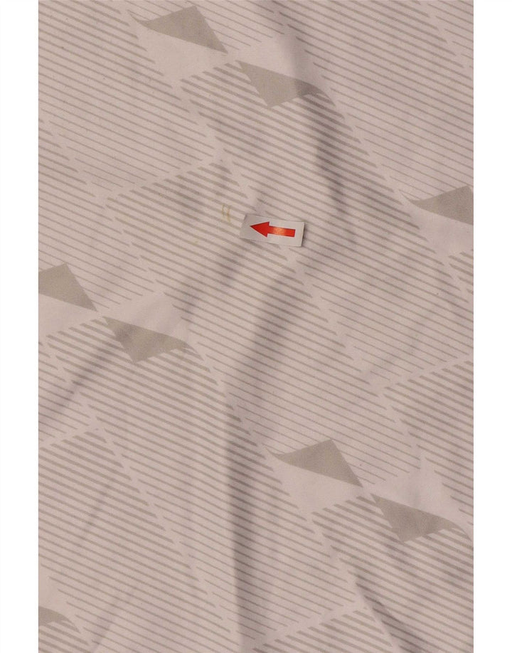 Umbro Herren-T-Shirt mit Grafik, groß, weiß, geometrisch