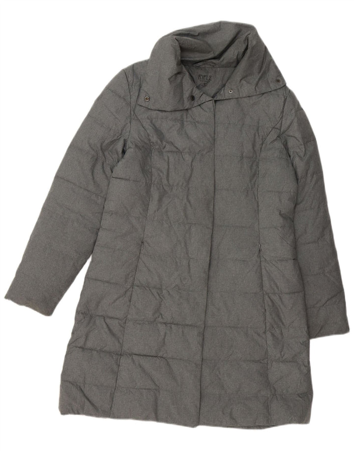 Rifle Womens Wattierter Mantel UK 14 Mittelgrau meliert