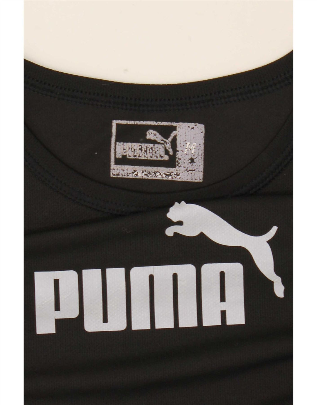 Puma Herren Graphic Vest Top Medium Schwarz
