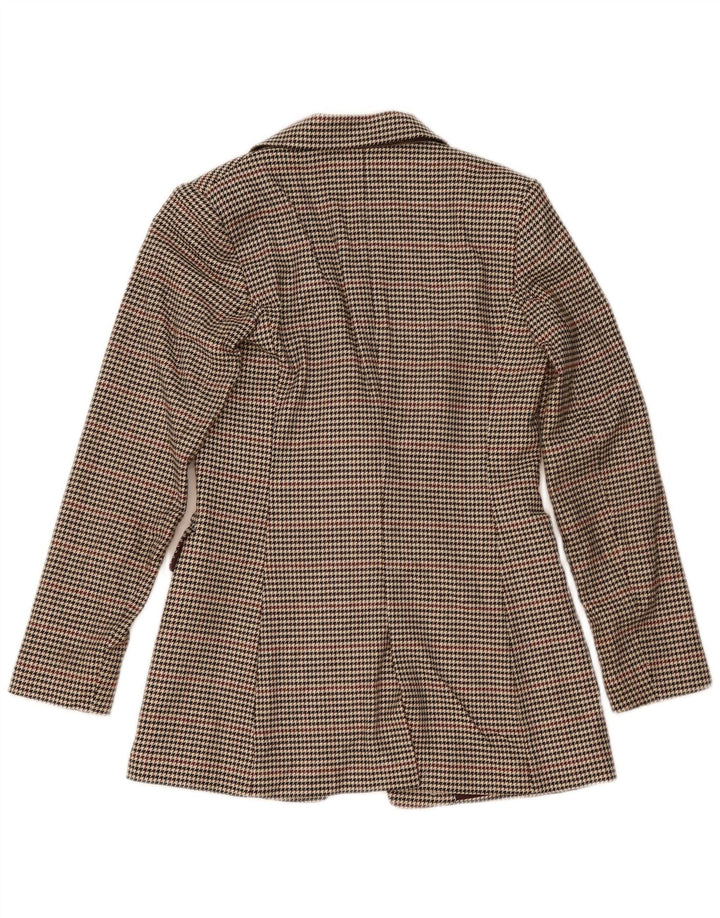 Massimo Dutti Damen Zweireihige Blazerjacke EU 34 2XS Beige