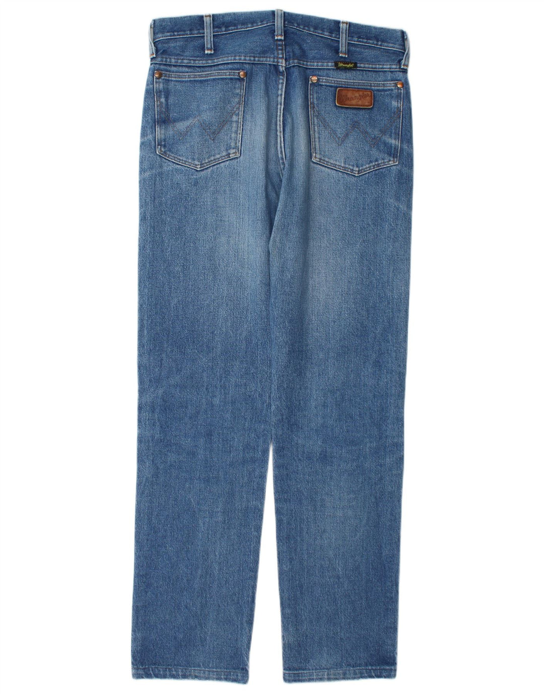 Wrangler Herren Straight Jeans W32 L31 Blaue Baumwolle