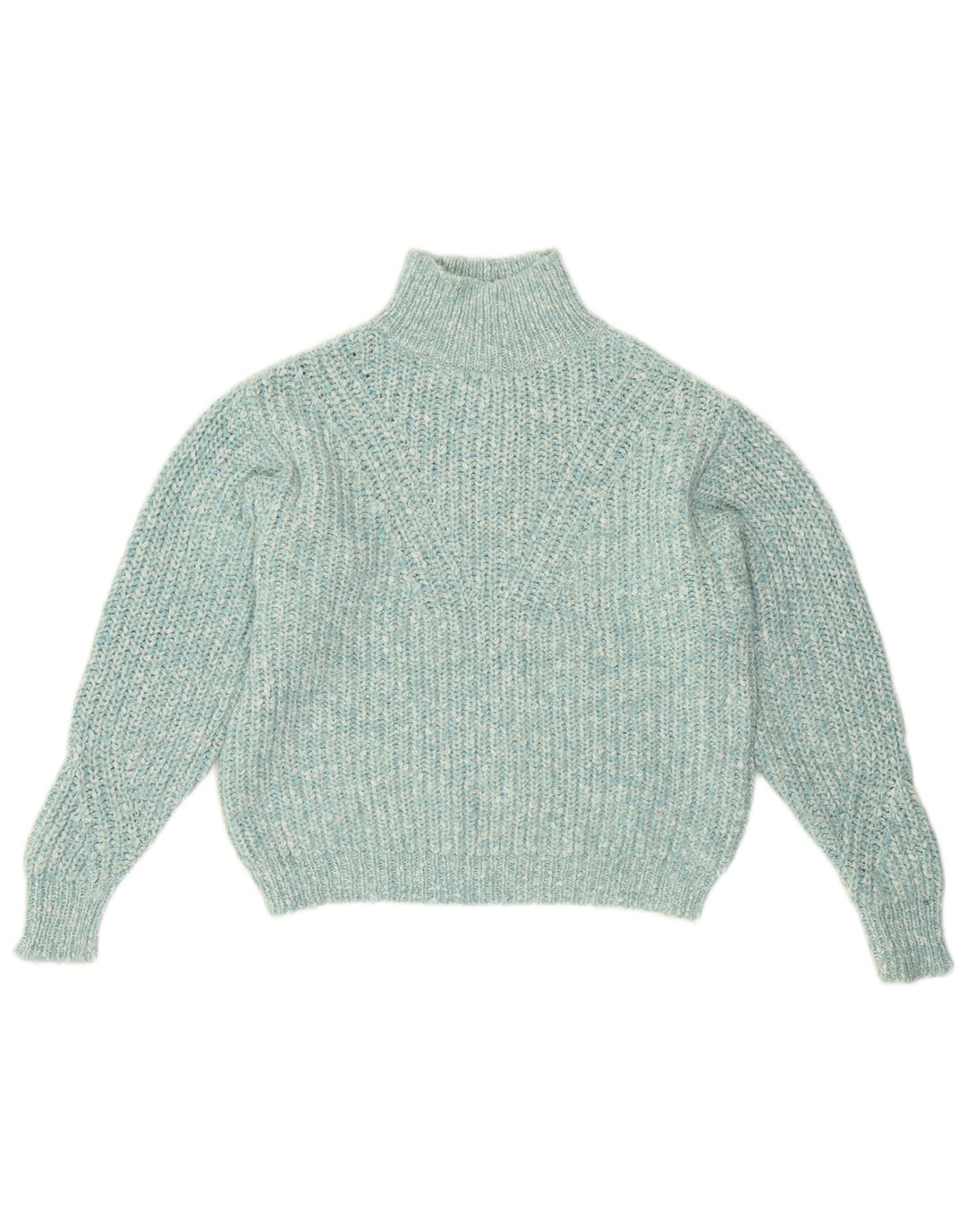 Marks & Spencer Rollkragenpullover für Damen, Gr. 10, Größe S, Türkis