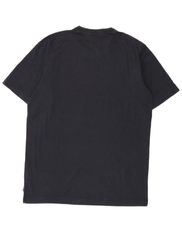 Adidas Herren-T-Shirt mit Grafik, mittelgroß, marineblau, Baumwolle