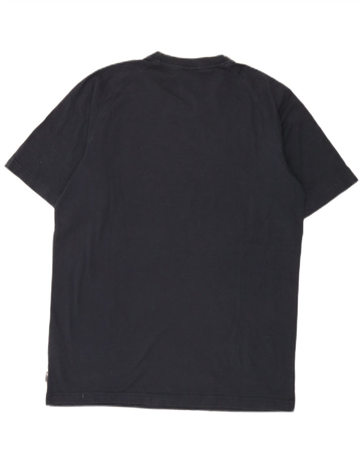 Adidas Herren-T-Shirt mit Grafik, mittelgroß, marineblau, Baumwolle