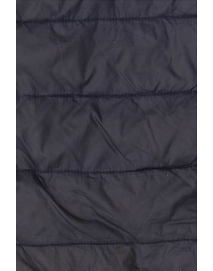 Weird Fish Wattierte Herrenjacke UK 40 Large Marineblaues Nylon