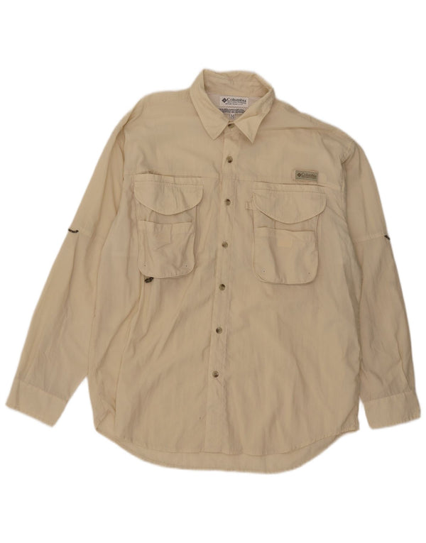 Columbia Herrenhemd Medium Beige Nylon