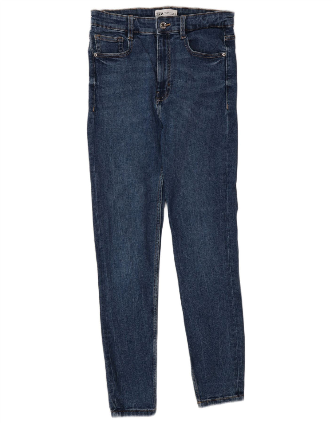 Zara Damen Skinny Jeans EU 40 Medium W30 L27 Blau