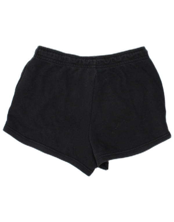 NIKE Damen Sportshorts UK 10 Small Schwarz Baumwolle