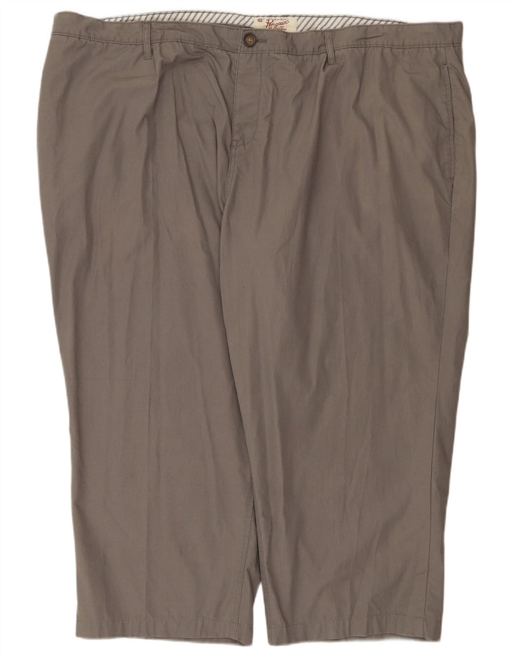 Penguin Herren-Kurzhose, W54, L25, graue Baumwolle