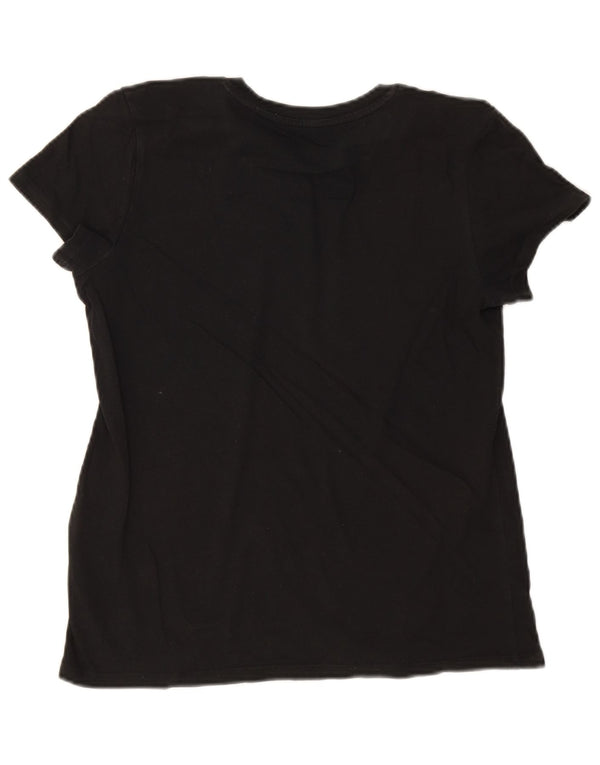 Levi's Damen-T-Shirt mit Grafik, UK 10, Größe S, Schwarz, Baumwolle