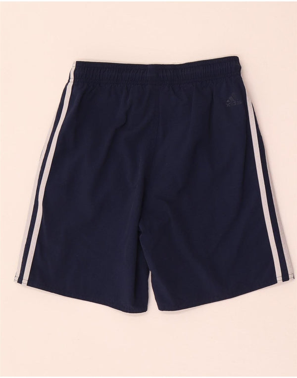 Adidas Sportshorts mit Grafik für Jungen, 11–12 Jahre, marineblaues Nylon