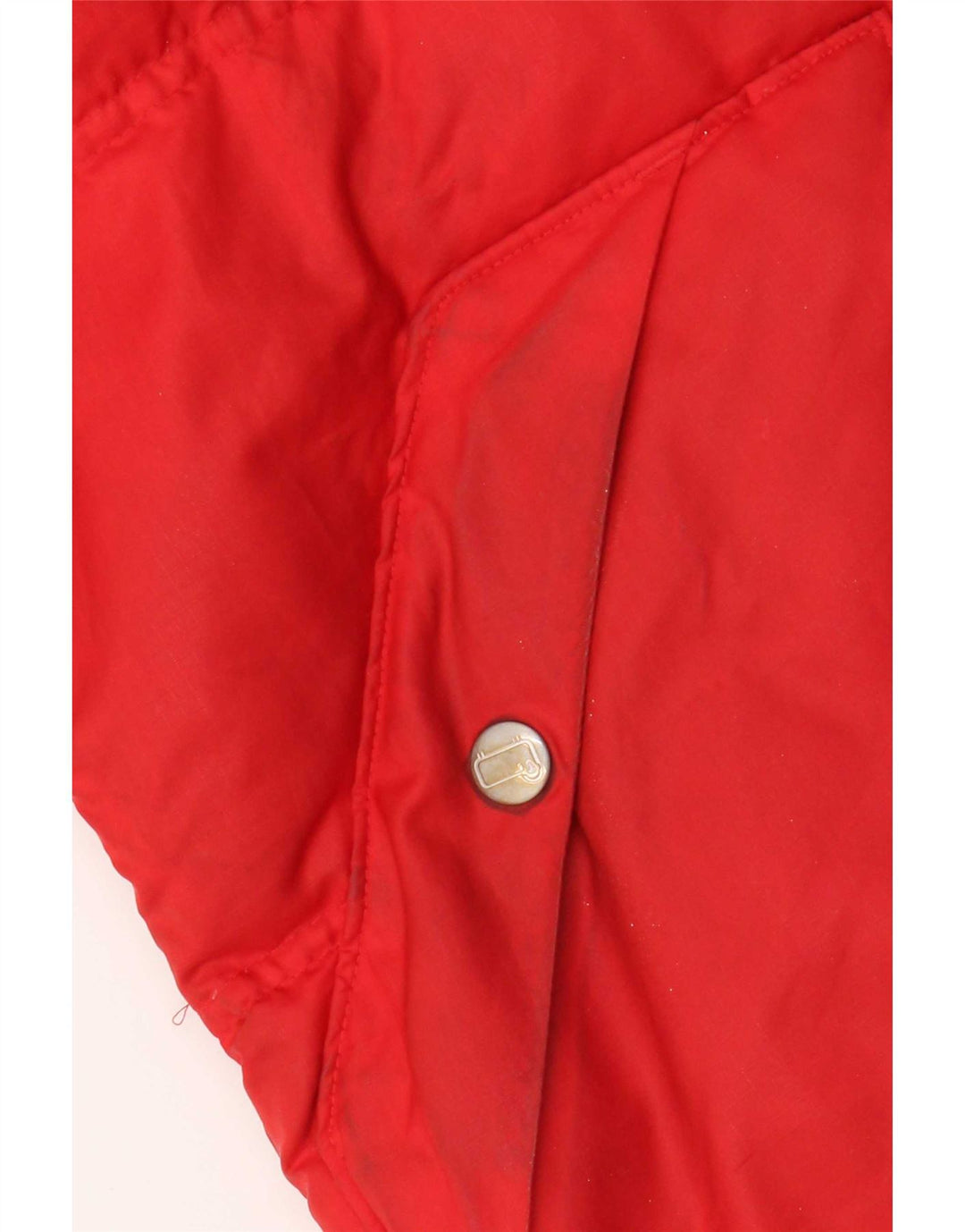 Woolrich Damen Übergroße wattierte Jacke UK 10 Small Rot Polyester