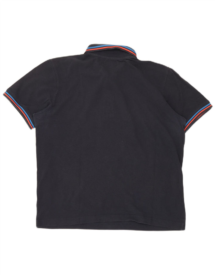 KAPPA Herren-Poloshirt, groß, marineblau, Baumwolle