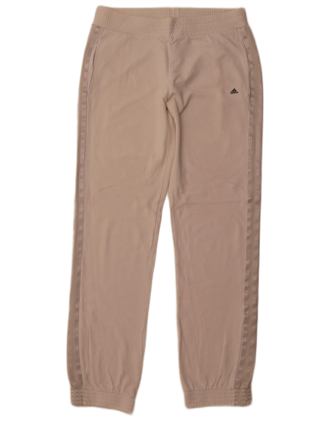 Adidas Damen Trainingshose Jogger UK 12 Mittelbeige Baumwolle