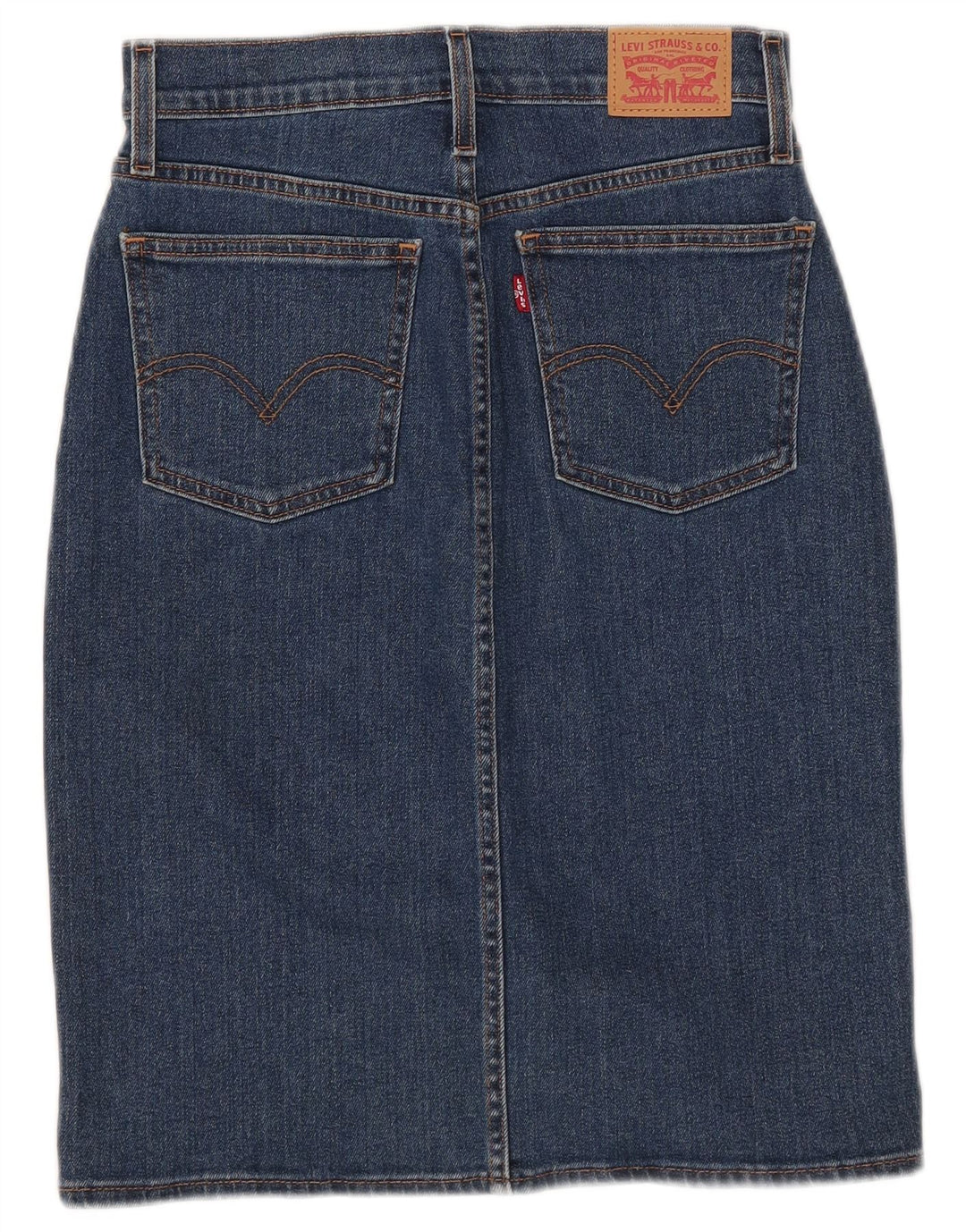 Levi's Damen Jeansrock W24 XS Blaue Baumwolle
