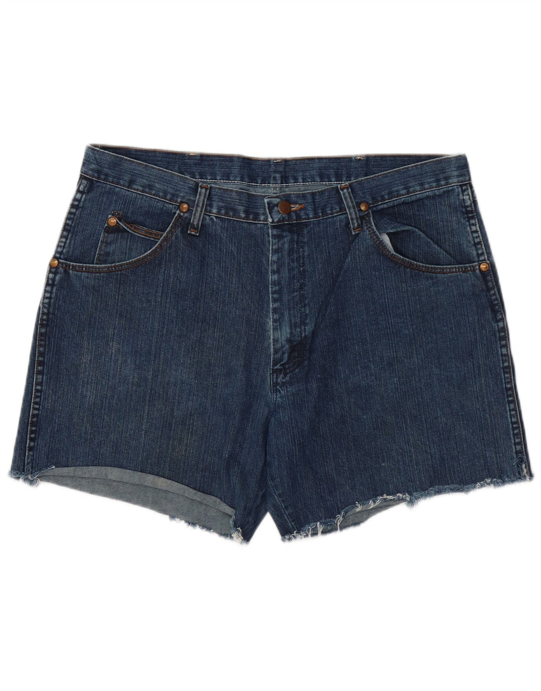 Wrangler Herren-Jeansshorts W36, große blaue Baumwolle