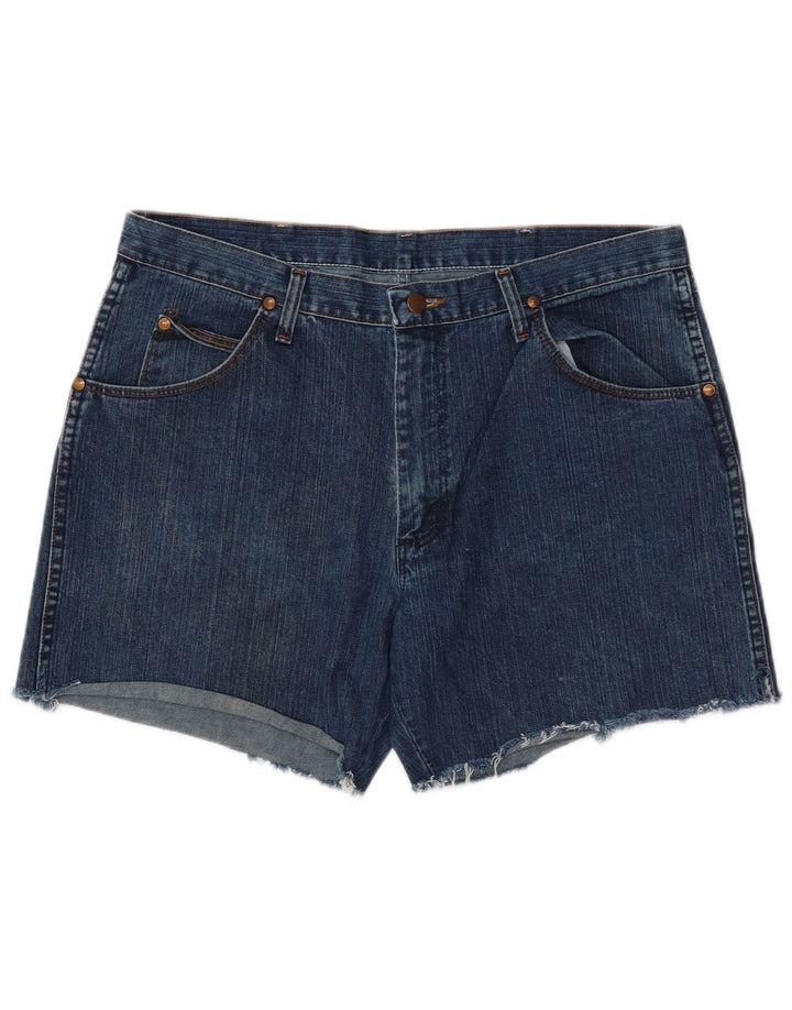 Wrangler Herren-Jeansshorts W36, große blaue Baumwolle