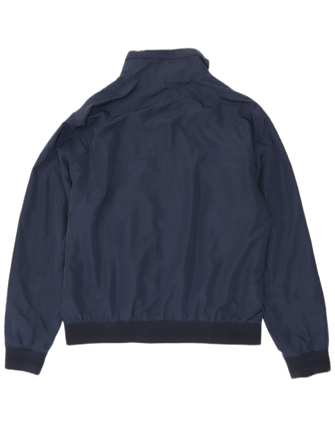 Zara Herren Bomberjacke UK 42 XL Marineblau Polyester