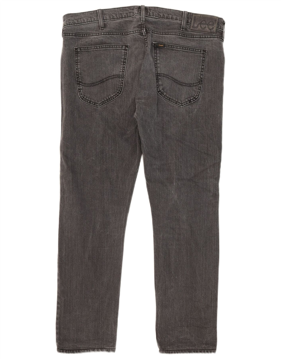 Lee Herren Luke Slim Jeans W36 L28 Graue Baumwolle