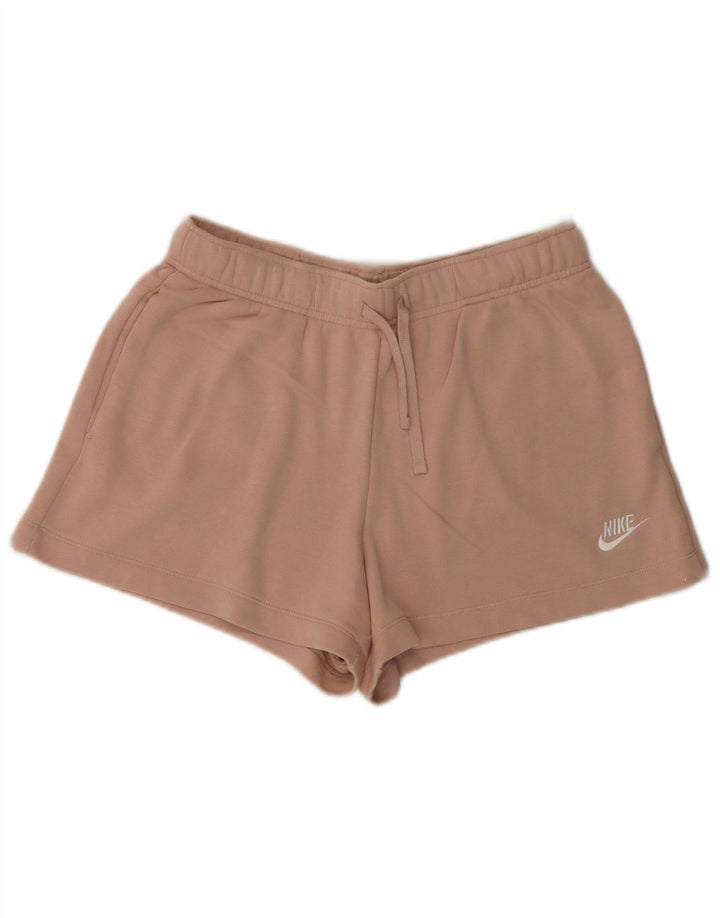 NIKE Damen Sportshorts UK 14 Mittelrosa Baumwolle