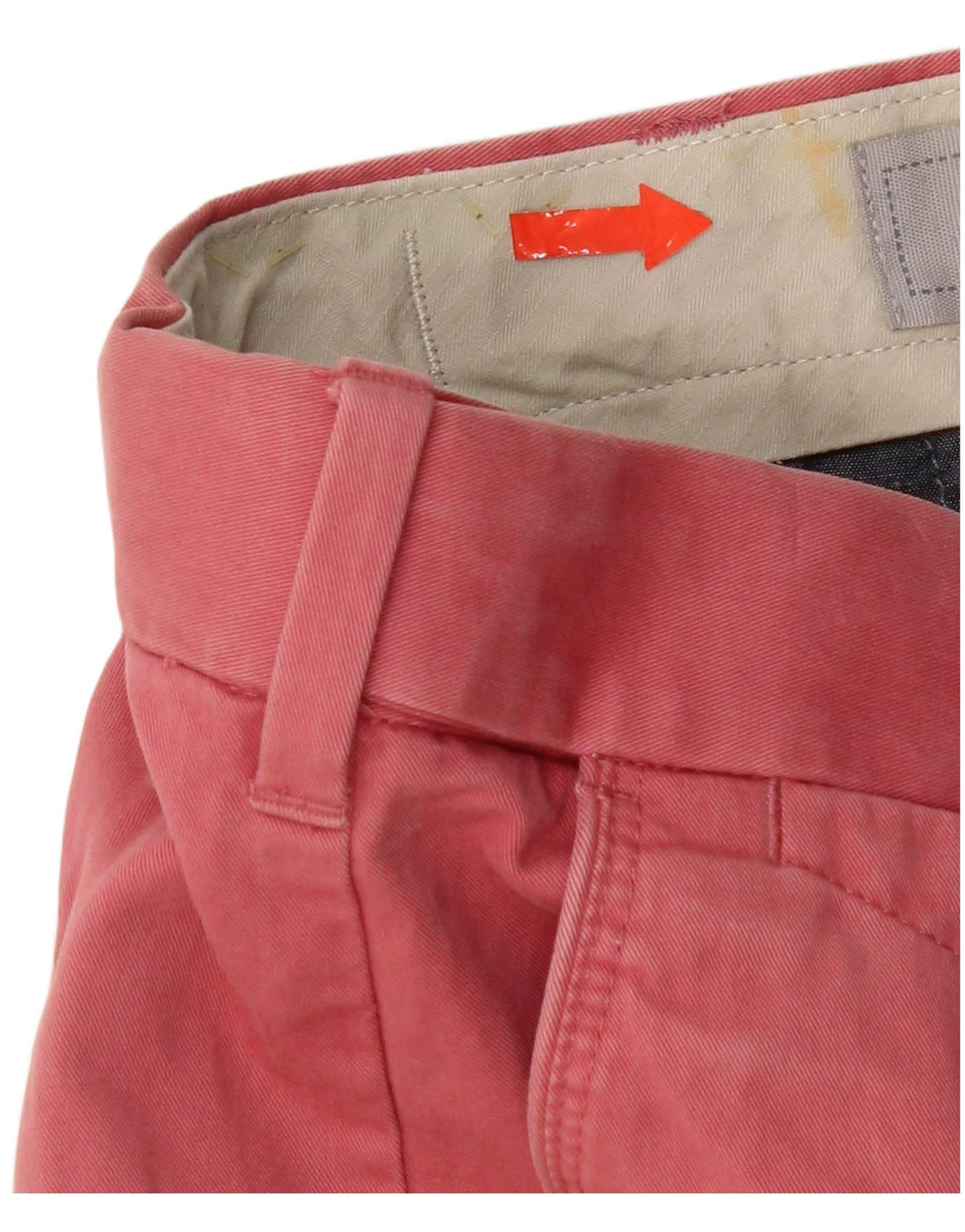 Marks & Spencer Herren Chinoshorts W32 mittelrote Baumwolle