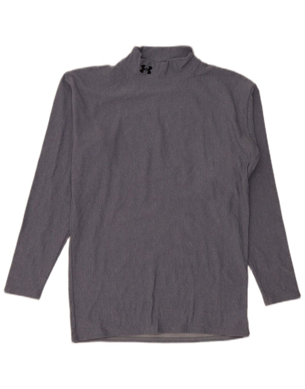 Under Armour Damen Cold Gear Top Langarm UK 18 XL Grau