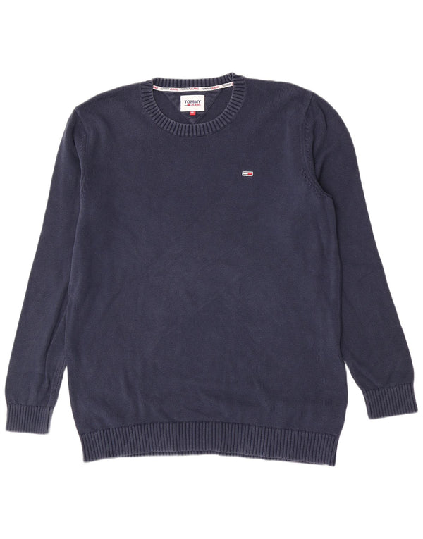Tommy Hilfiger Herren-Pullover mit Rundhalsausschnitt, 2XL, Marineblau, klassisch