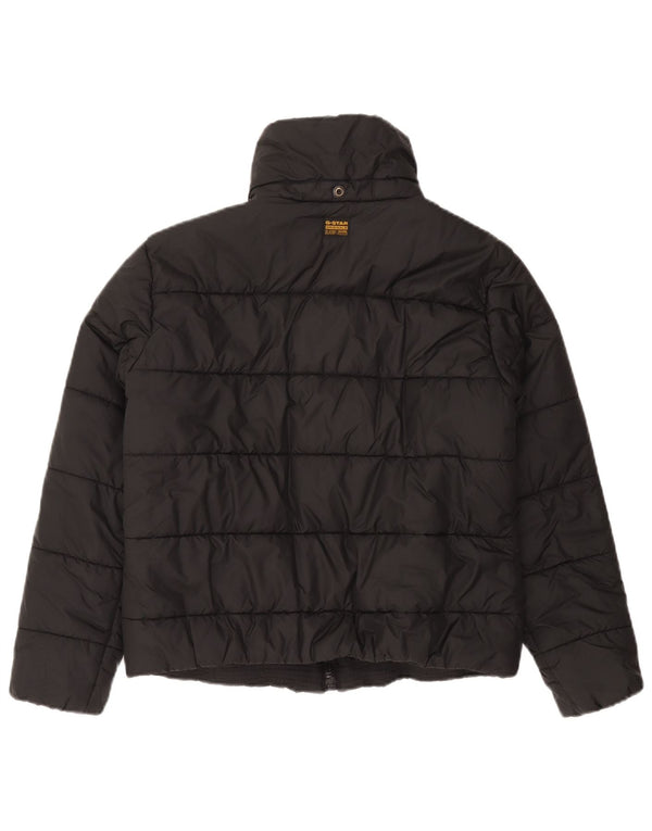 G-Star Damen Wattierte Jacke UK 16 Large Schwarz Polyester