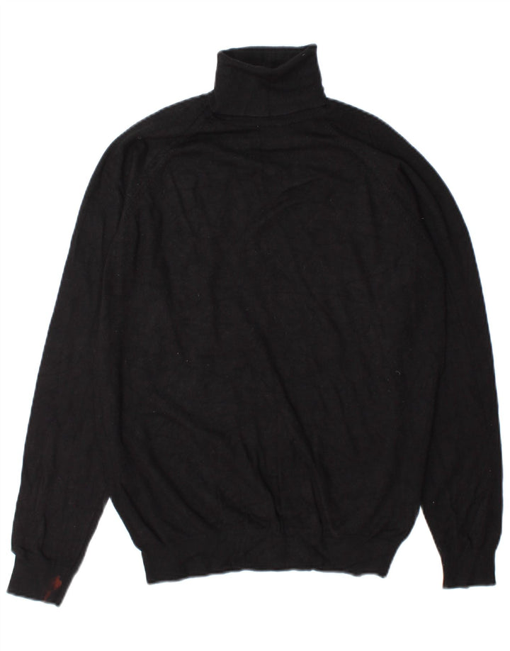 Zara Damen-Pullover mit Rollkragen, Gr. 10, Größe S, Schwarz