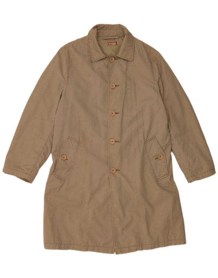 Guess Herrenmantel UK 38 Mittelbeige Baumwolle
