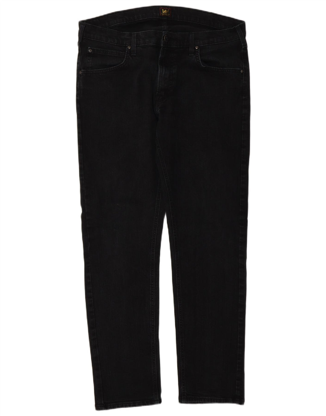 Lee Herren Daren Zip Fly Slim Jeans W36 L32 Graue Baumwolle