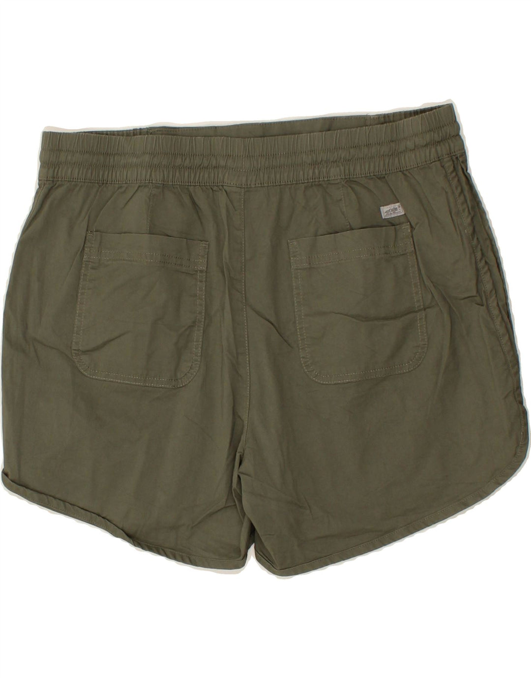 EDDIE BAUER Womens Sport Shorts US 10 Large Khaki Cotton Vintage Eddie Bauer and Second-Hand Eddie Bauer from Messina Hembry 