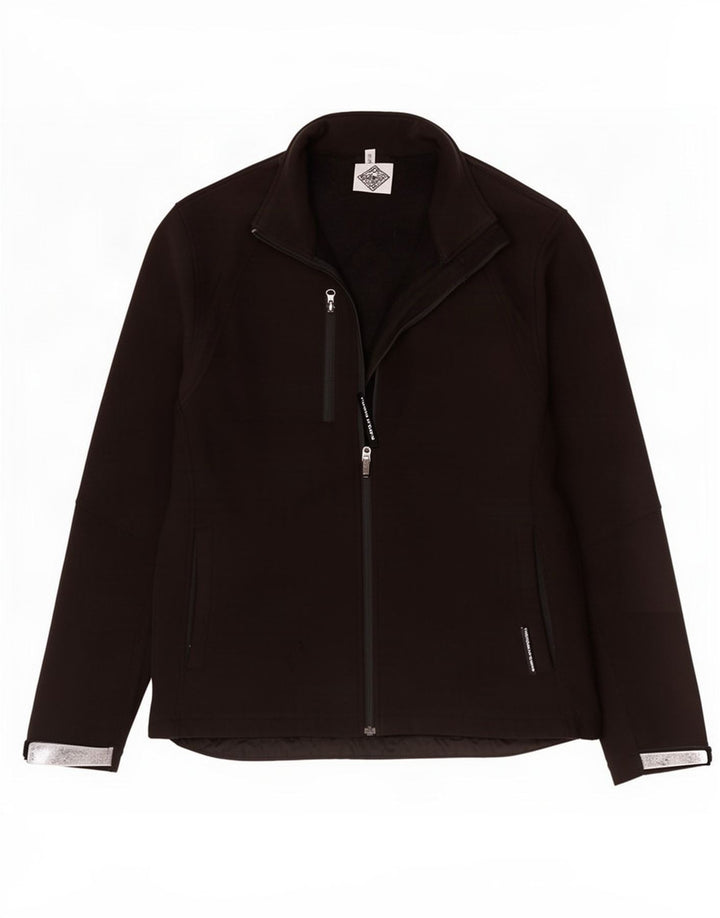 Tucano Urbano Herren-Windbreaker-Jacke UK 38 Mittelschwarzes Polyester