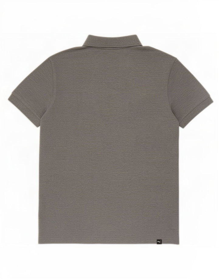Puma Herren Poloshirt Small Grau meliert