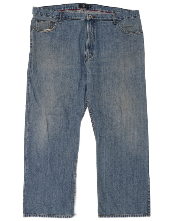Marks & Spencer Herren Blue Harbor Straight Jeans W44 L29 Baumwolle