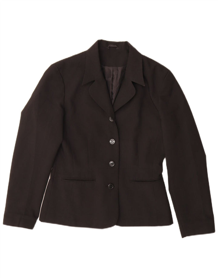 St. Bernard Damen-Blazerjacke mit 4 Knöpfen, UK 12, Mittelschwarz, Polyester
